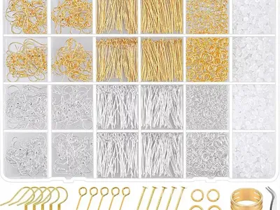 Twist Stick DIY Bracelet Making Kit — Chanel-Style Beaded Jewelry Set with Charms