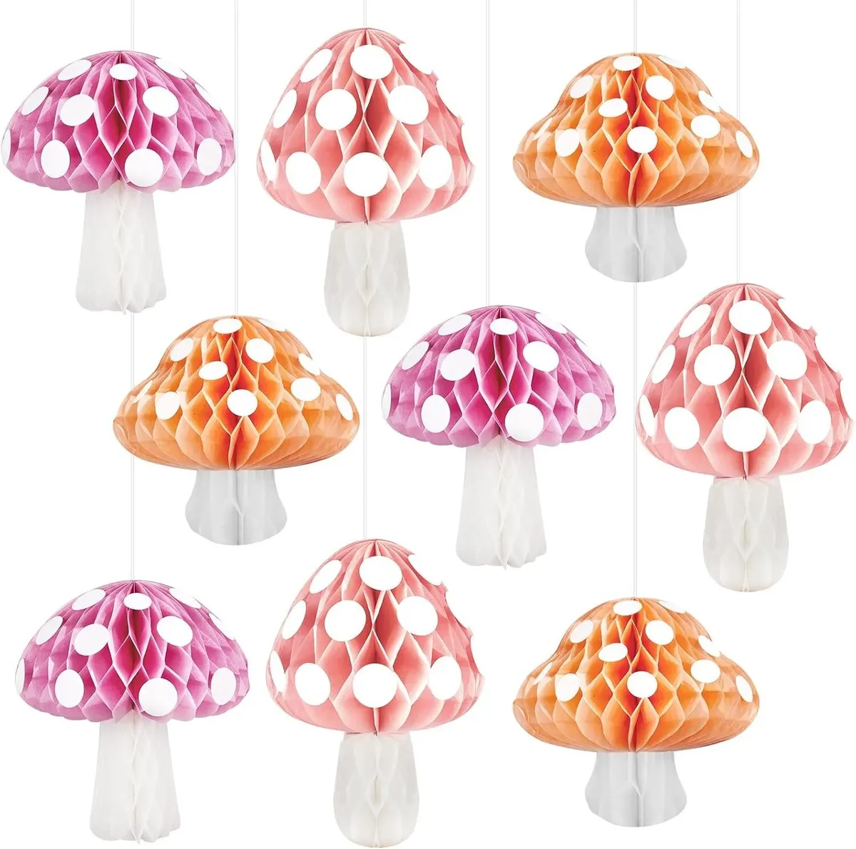 Mushroom Honeycomb Ball Set - Main View