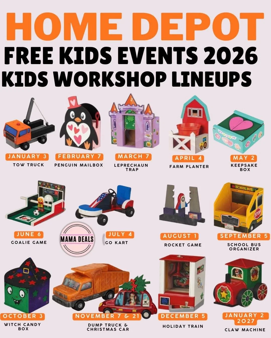 Home Depot Kid's Workshop Kits 2026 - Wholesale Bulk Children's Craft Activity Sets image 1